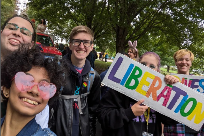 UNITY students at the 2024 Burlington Pride Parade