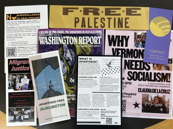 A series of fliers and posters from the VCPL conference.