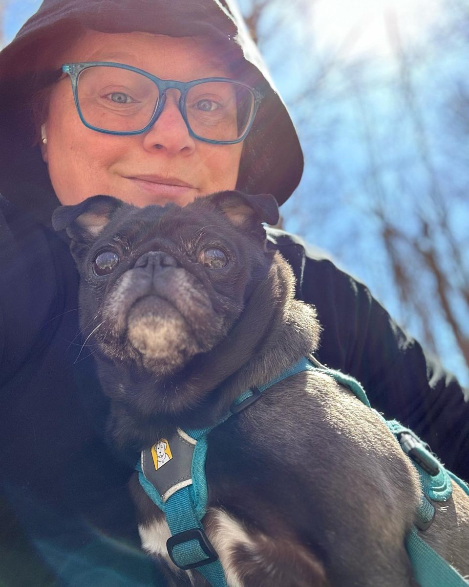 Laura Roald and her dog Maple!