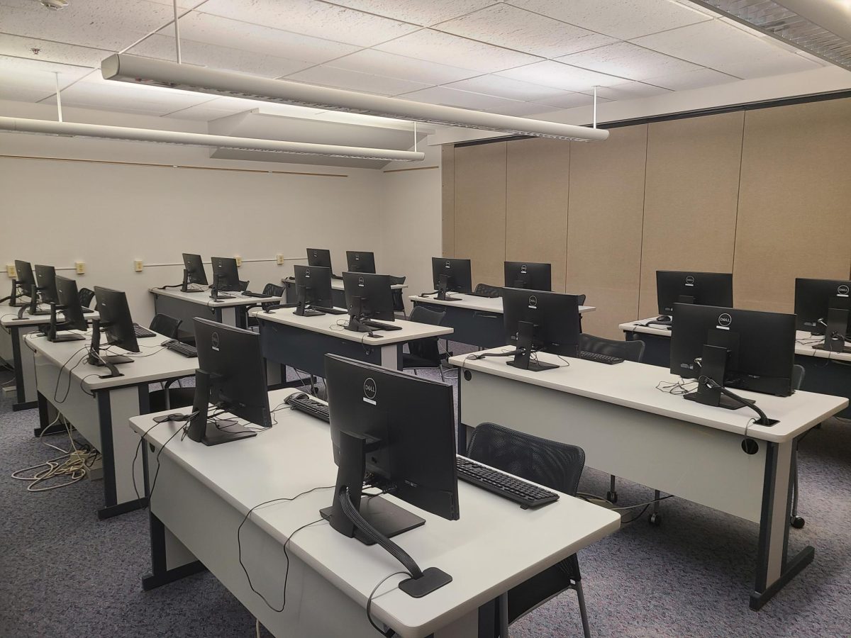 The 2nd Floor computer lab in the Willey Learning Center